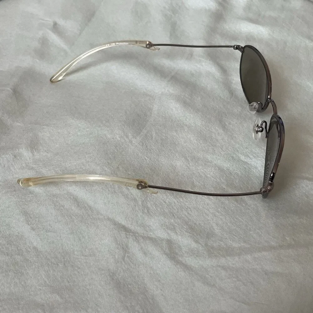 Jean Paul Gaultier JPG 58-0076 Sunglasses Silver Wire Frames Oval Lens UV - Picture 5 of 14